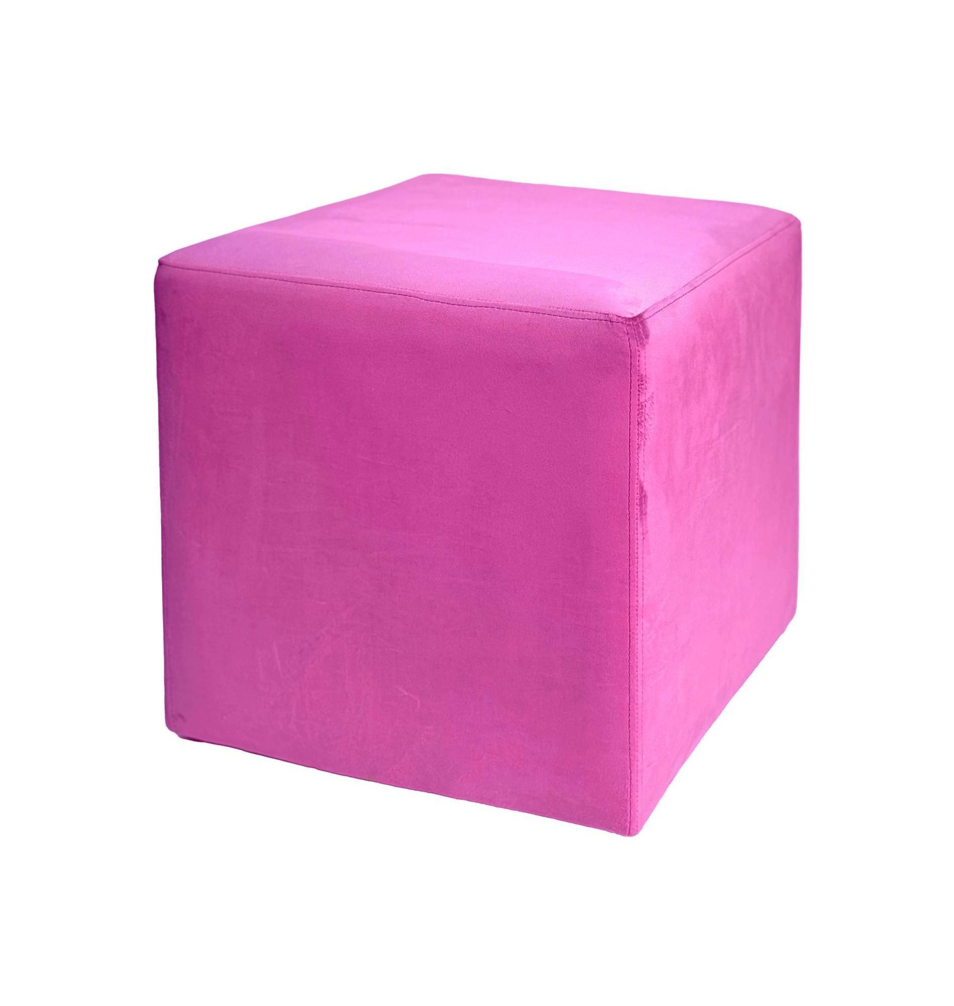 ARNO medium cube pouf, barbie pink #341
