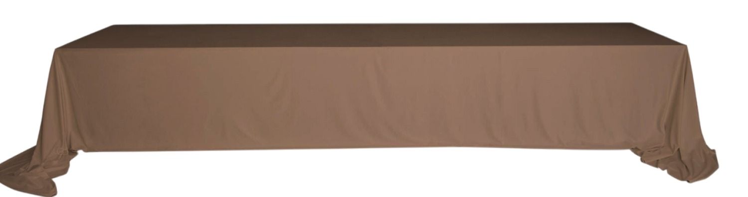 LARGO XXXL chocolate rectangular tablecloth #114