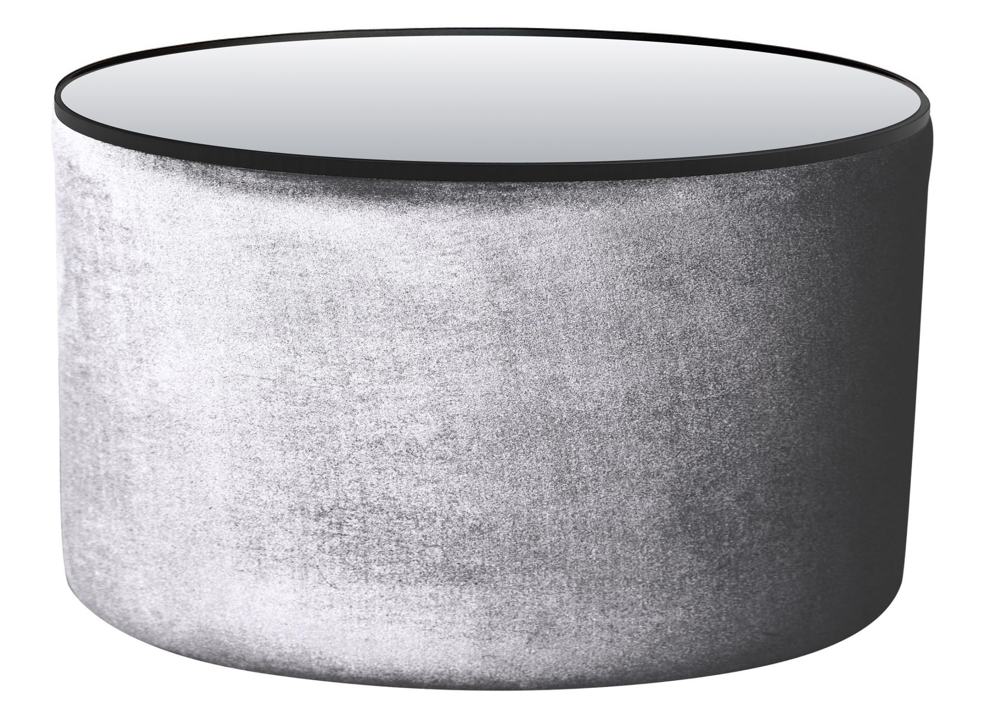 NORMAN TABLE large with mirrored top, ash-grey #344