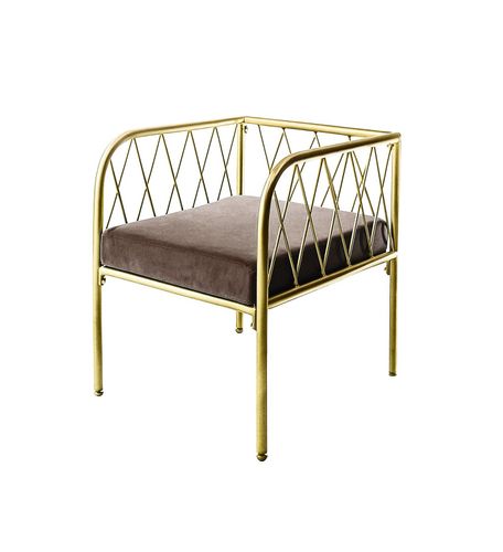 One-seating bench LIEPA in chocolate #114