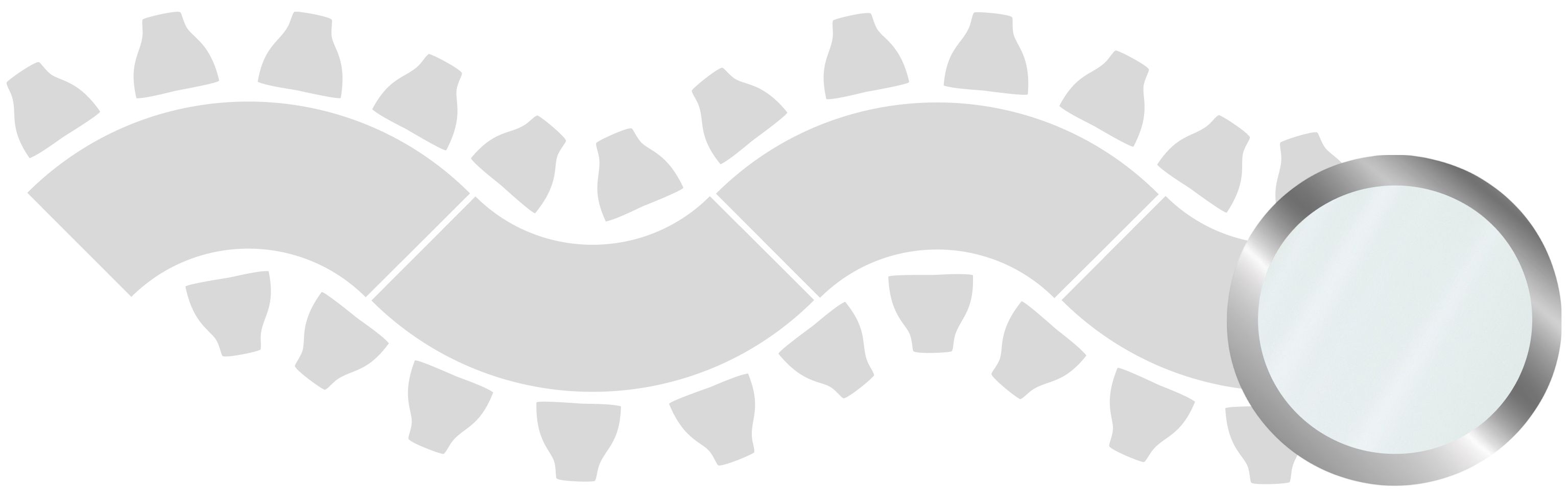 Silver-base event table with a smooth white tempered glass top.