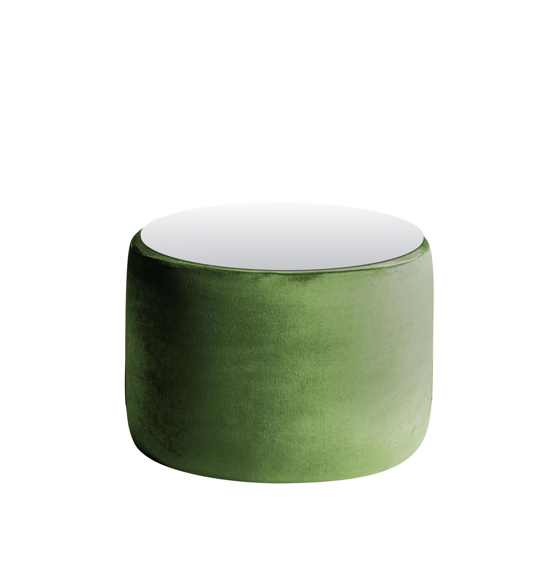 Small NORMAN TABLE with mirrored top, ice green #315