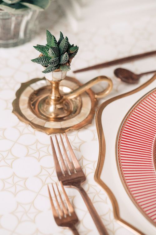 Arabesque Accents — Rectangular Table