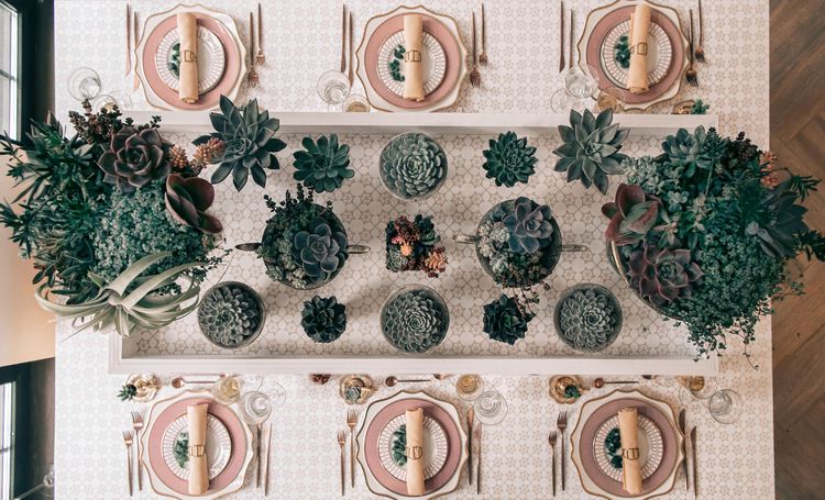 Arabesque Accents — Rectangular Table