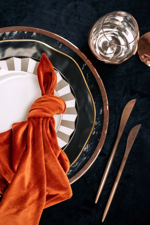 Classic Noir — Velvet Chair Detail