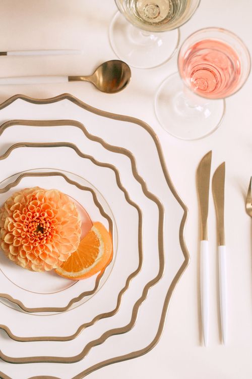 Classic Tablescape — Ombre Palette, Porcelain