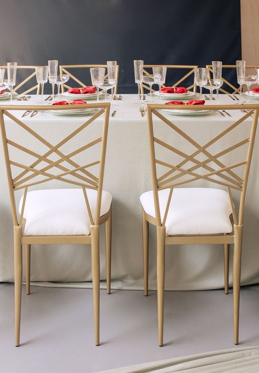 Clean New Year Setting — Drapery, Velvet, Red Bow