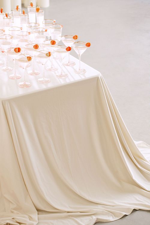 Fashion Party Buffet — Pink Cocktails, Hearts & Donuts