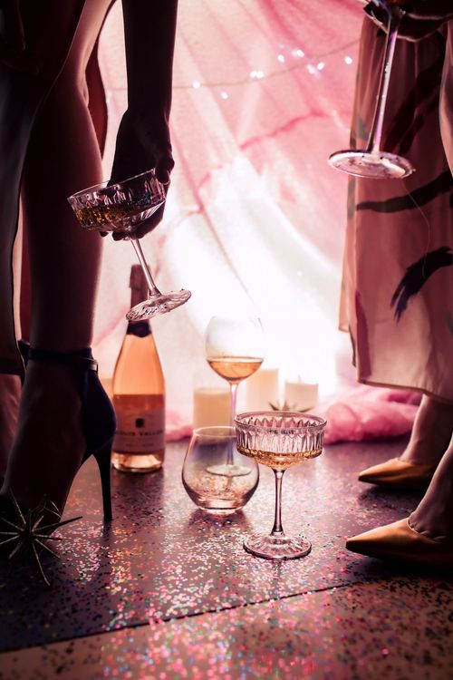 Glasses for a New Year’s Party