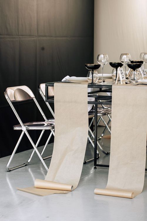 Glass Table and Acrylic Chairs — Gallery