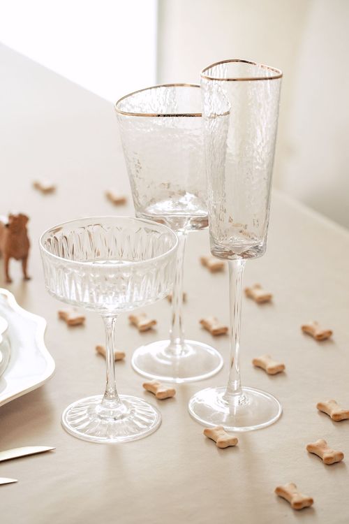 Ivory pet-friendly table setting