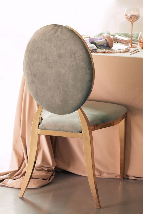 Lavender-fern table setting