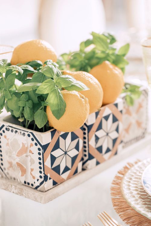 Lemon-Yellow Highlights — Sicilian Set with White Velvet Chair