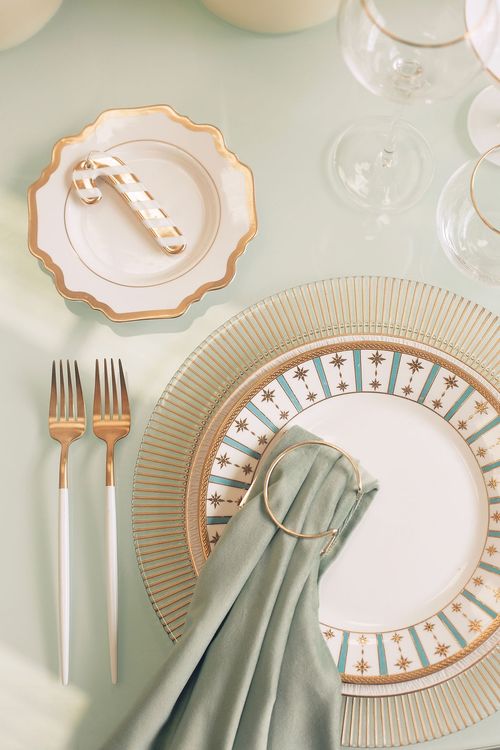 Nutcracker-Inspired Round — Fern Greens, Gold, Tree in Center