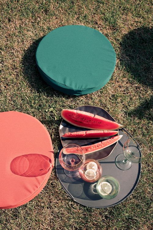 Outdoor picnic setup