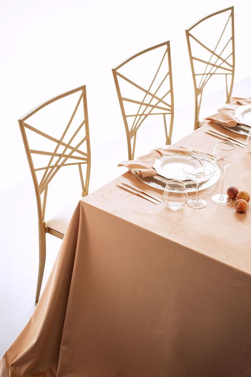 Soft Peach Tablescape