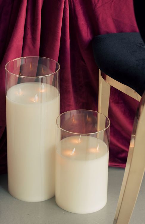 Velvet-Draped Dining — Gold Candles, Burgundy Noir