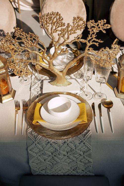 Velvet lounge tablescape cozy seating