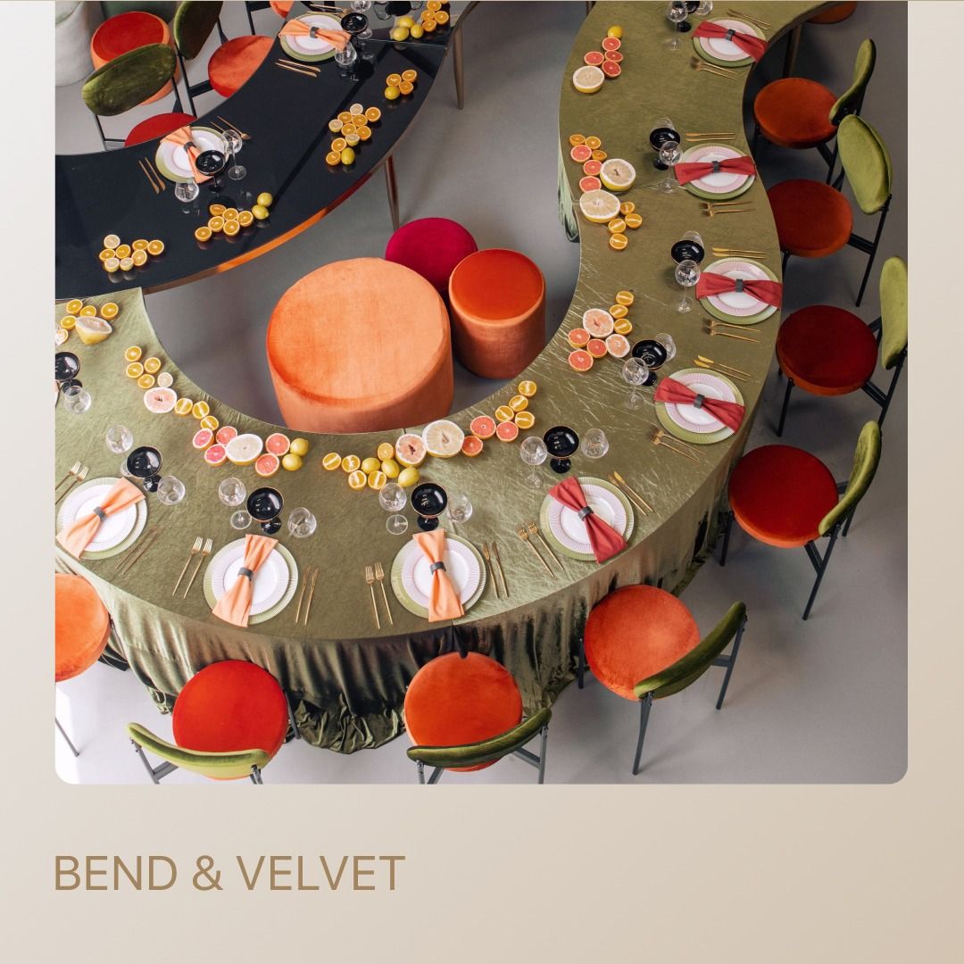 BEND & VELVET package — for 14 guests