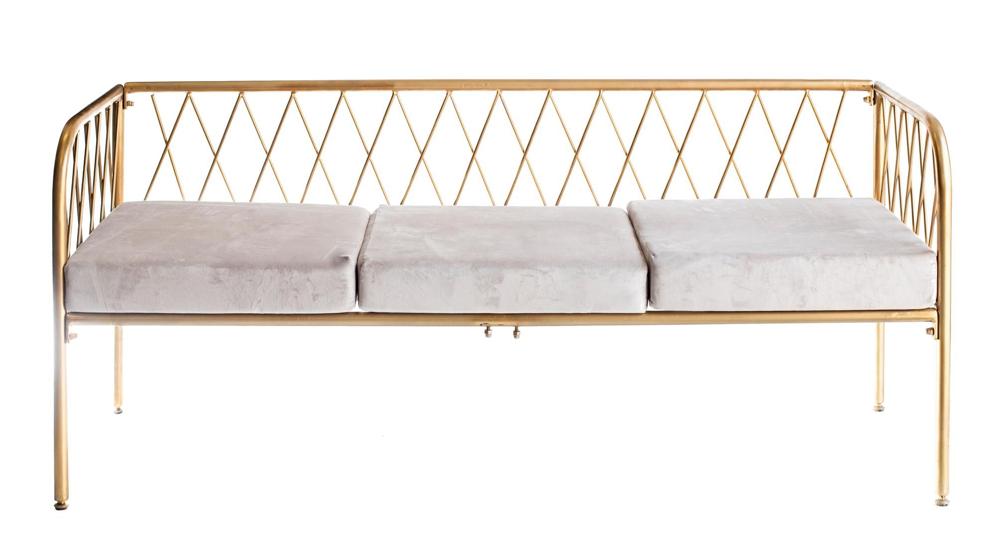 Soft bench LIEPA in beige #103