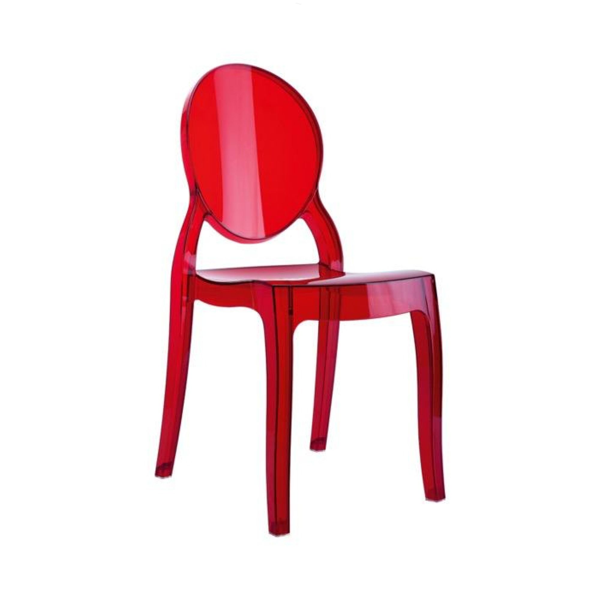 Clear acrylic kids chair (ages 2–6), new 2025, rental.
