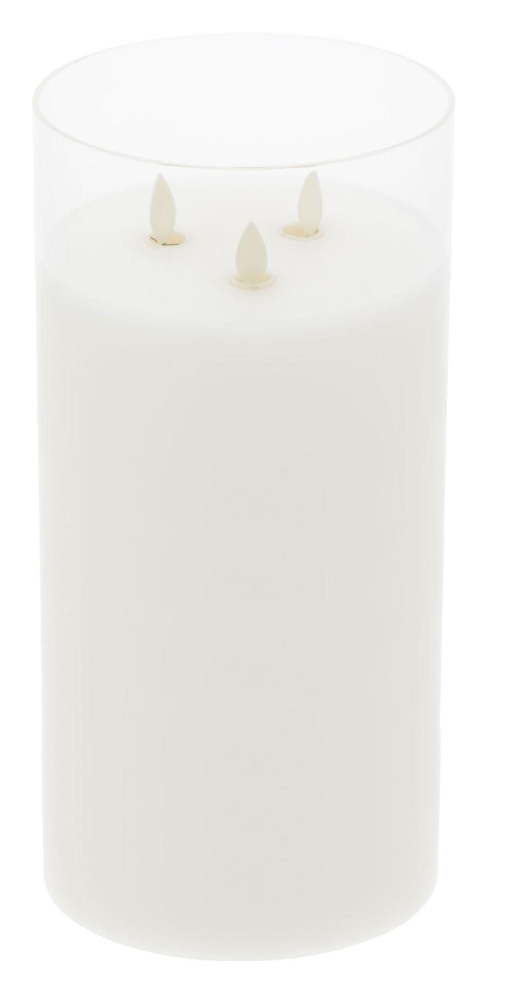 Led triple flame candle ARIA large