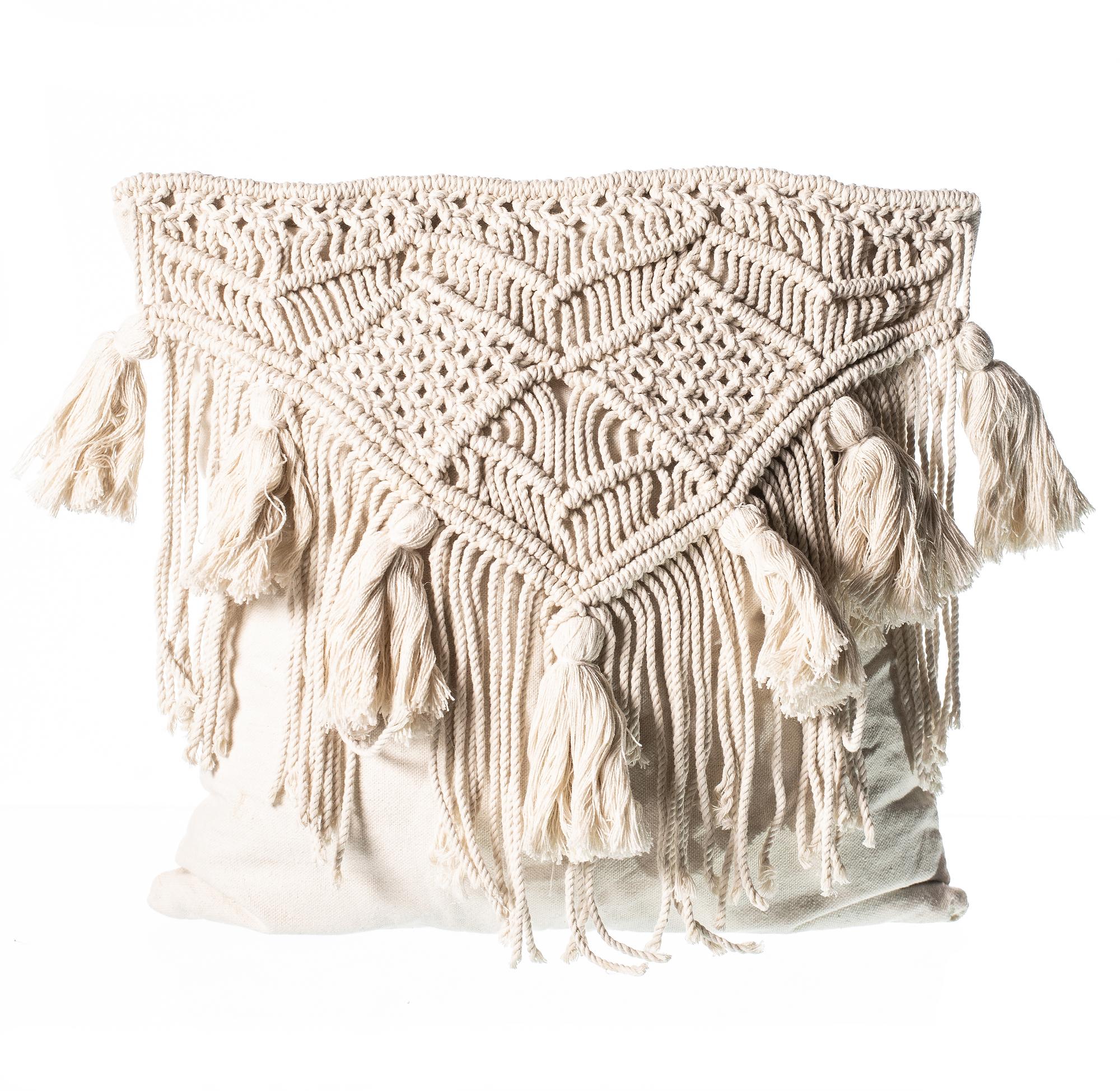 MACRAME cushion JADAN 