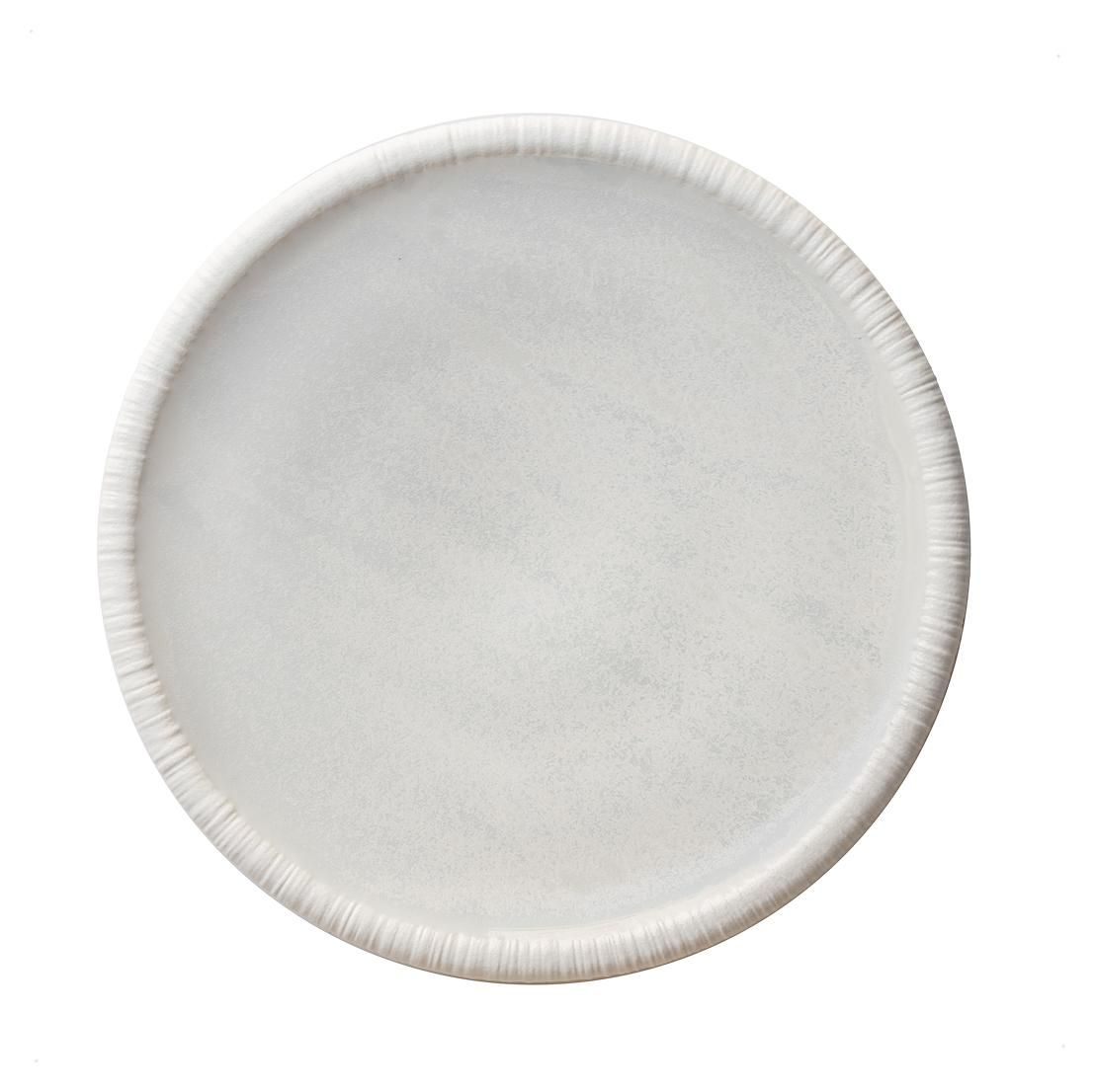 Frosted white MOFFO appetizer plate
