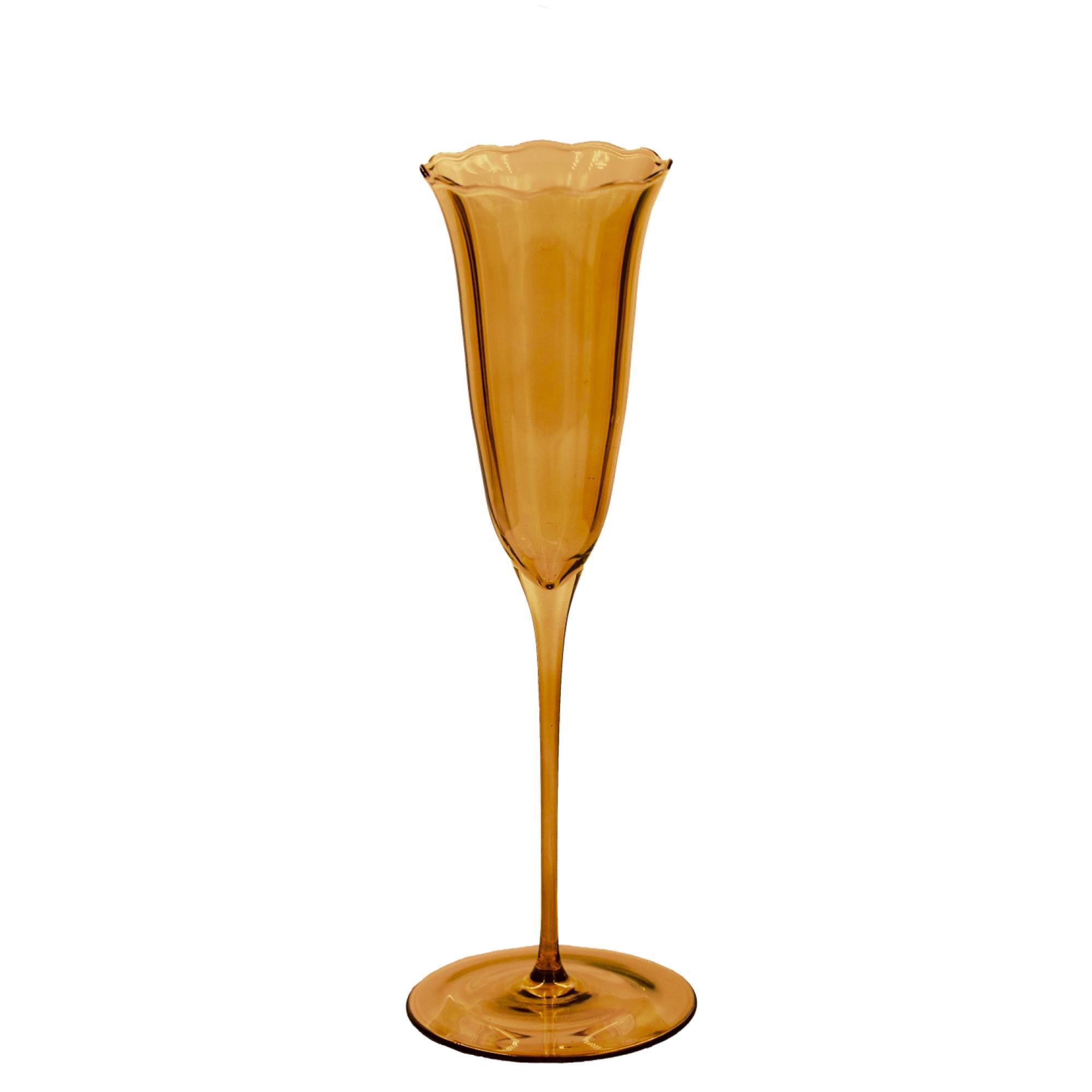 Caramel MUSSET flute glass
