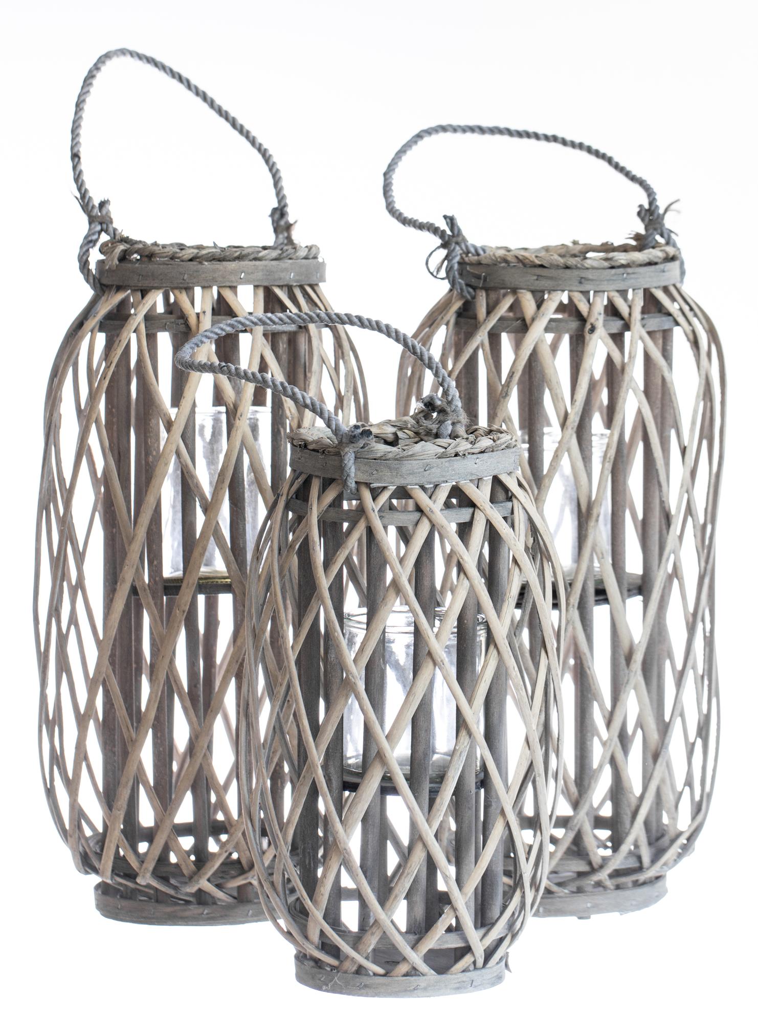 BARROS boho lanterns, set of 3
