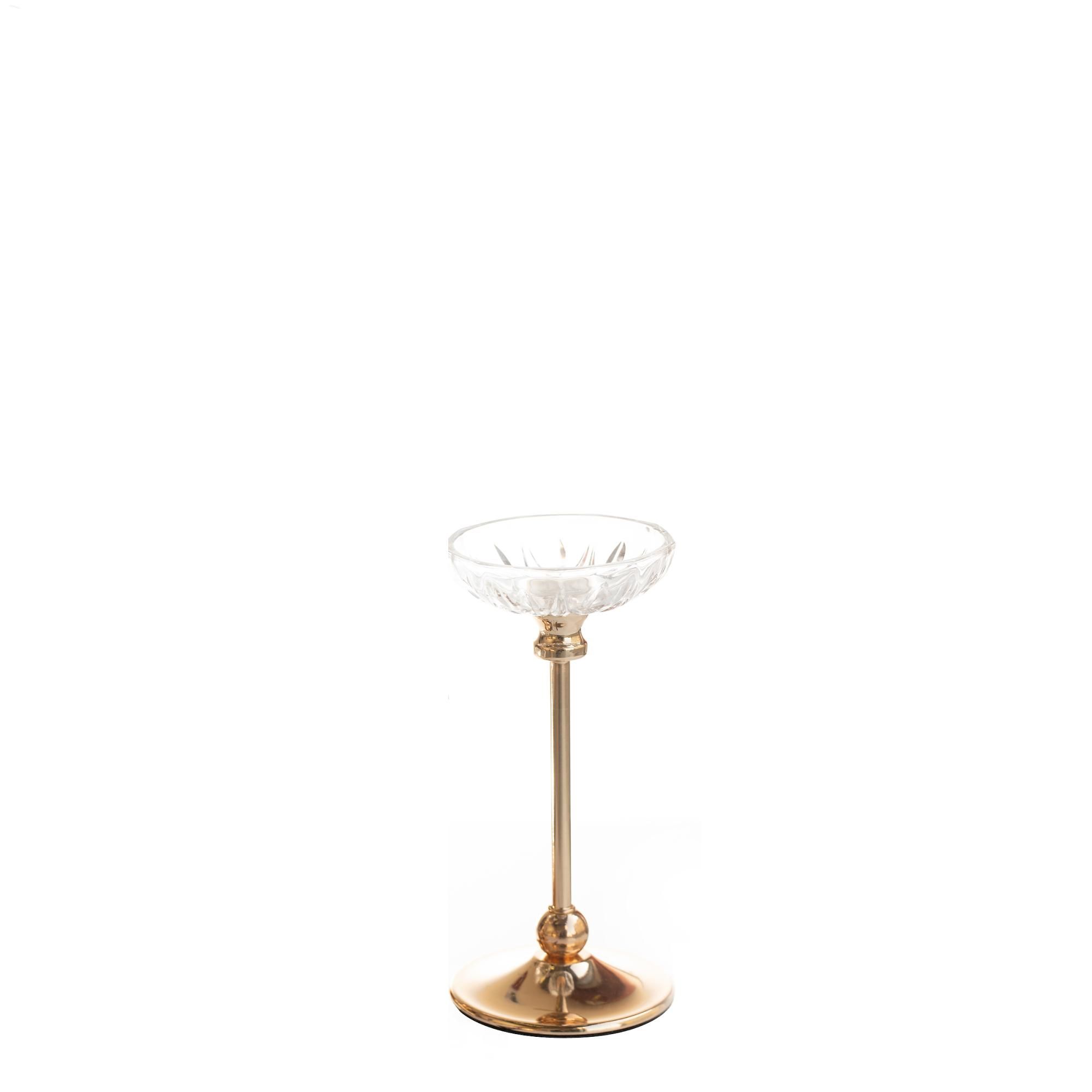 LEMAN crystal small tall bowl