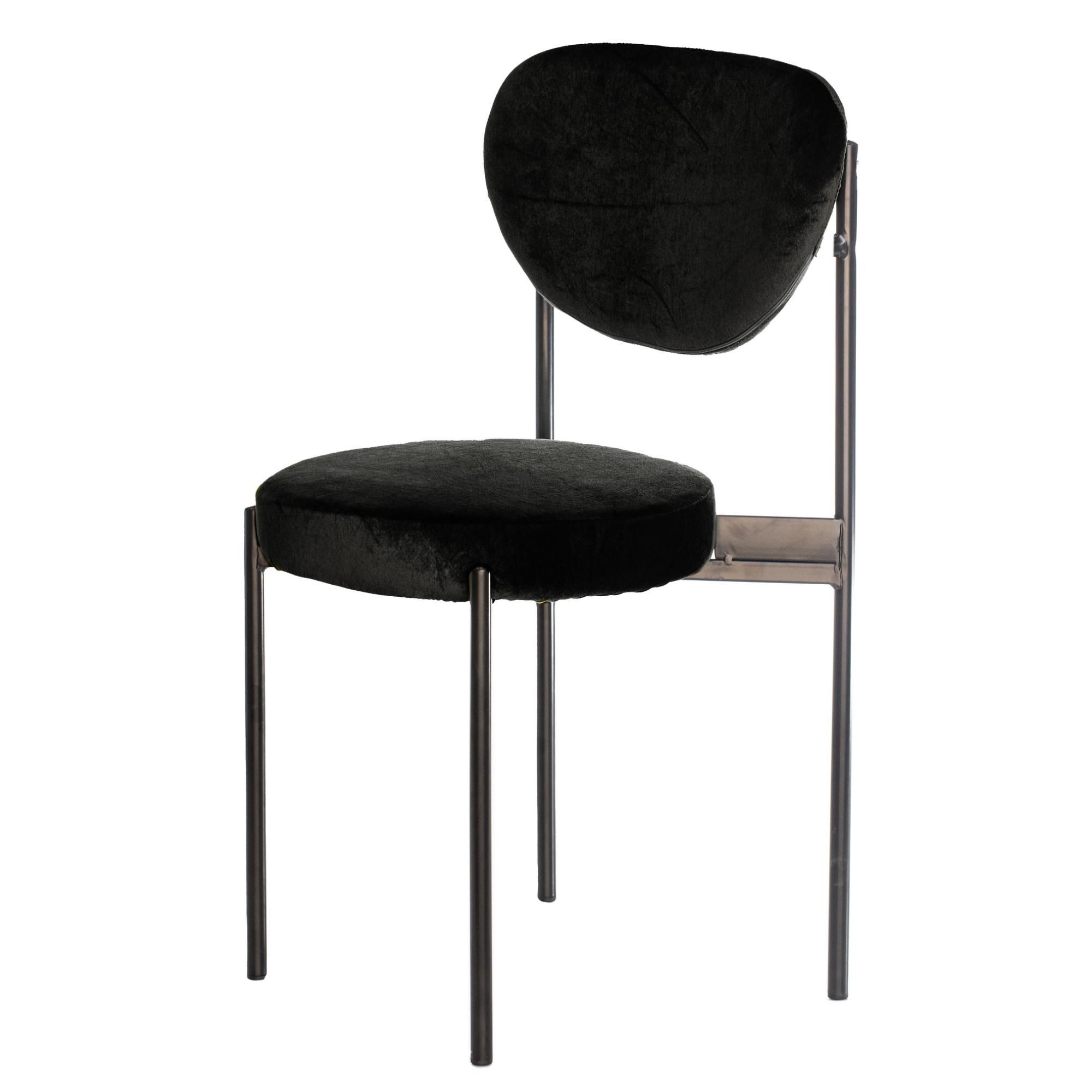 Black TEMPO chair with BLACK seat and back #332