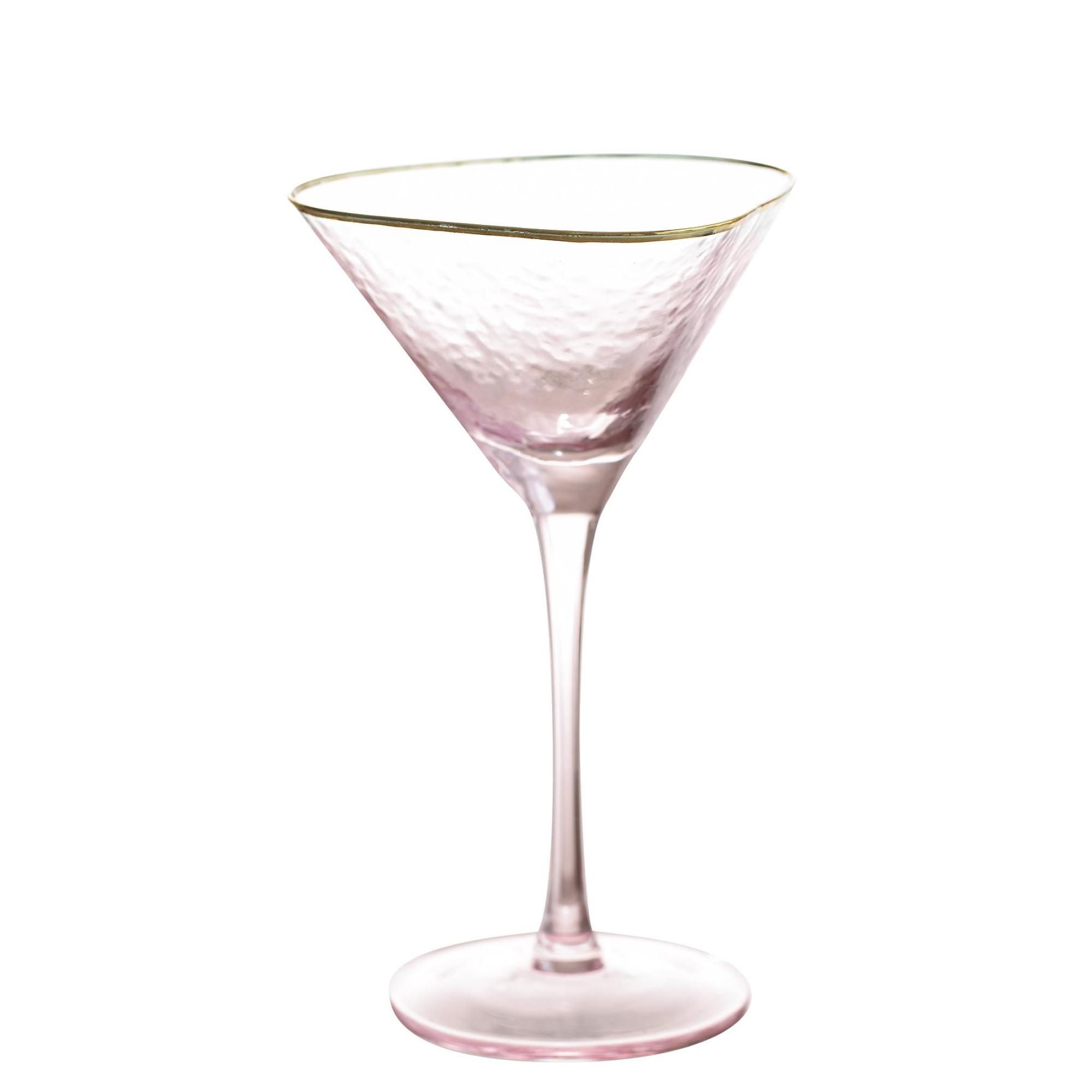 Pink EVANS cocktail glass