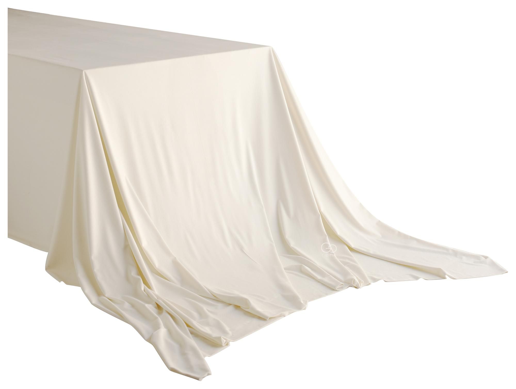LARGO XL ivory rectangular tablecloth #102