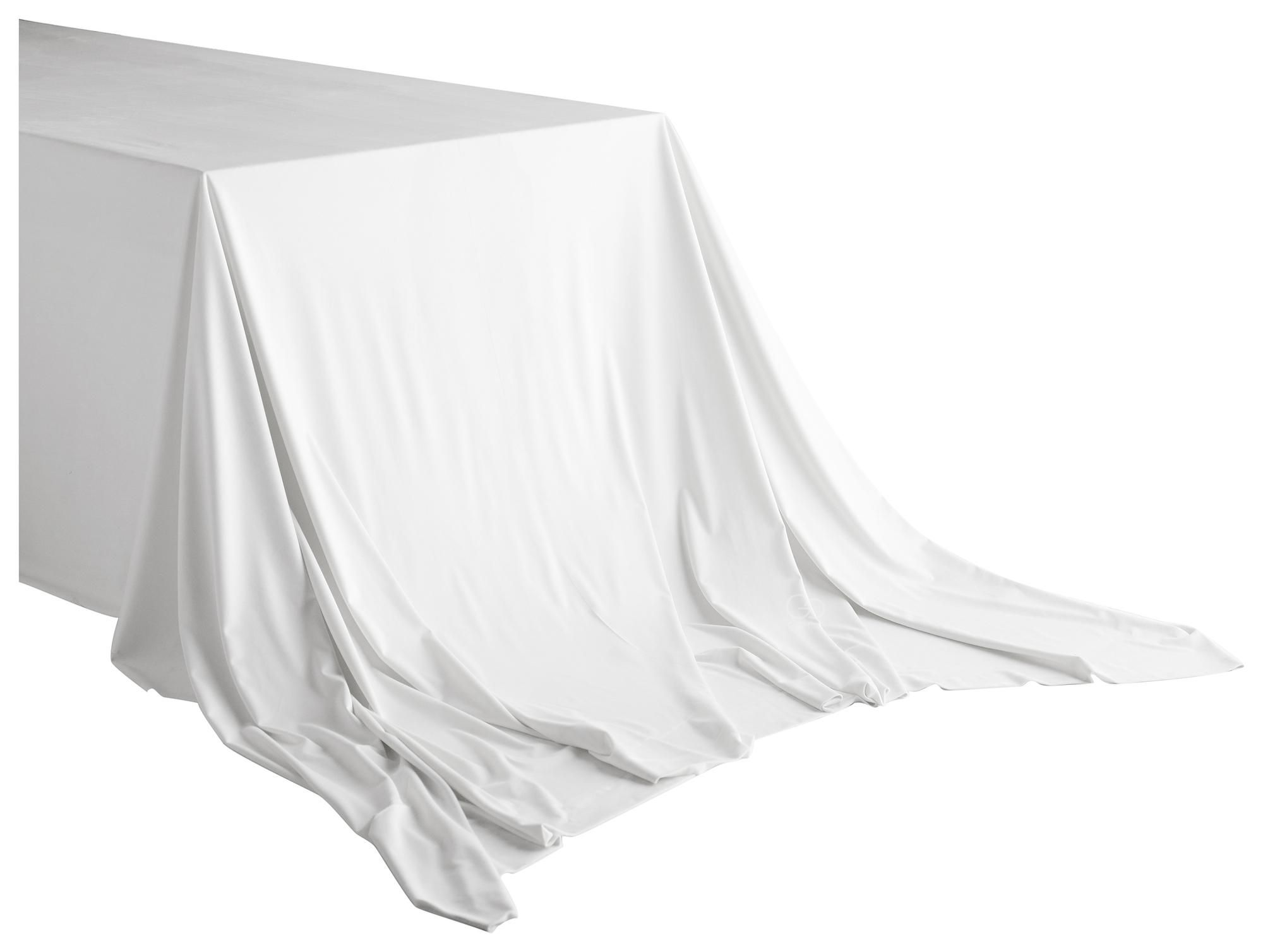 LARGO XL white rectangular tablecloth #101