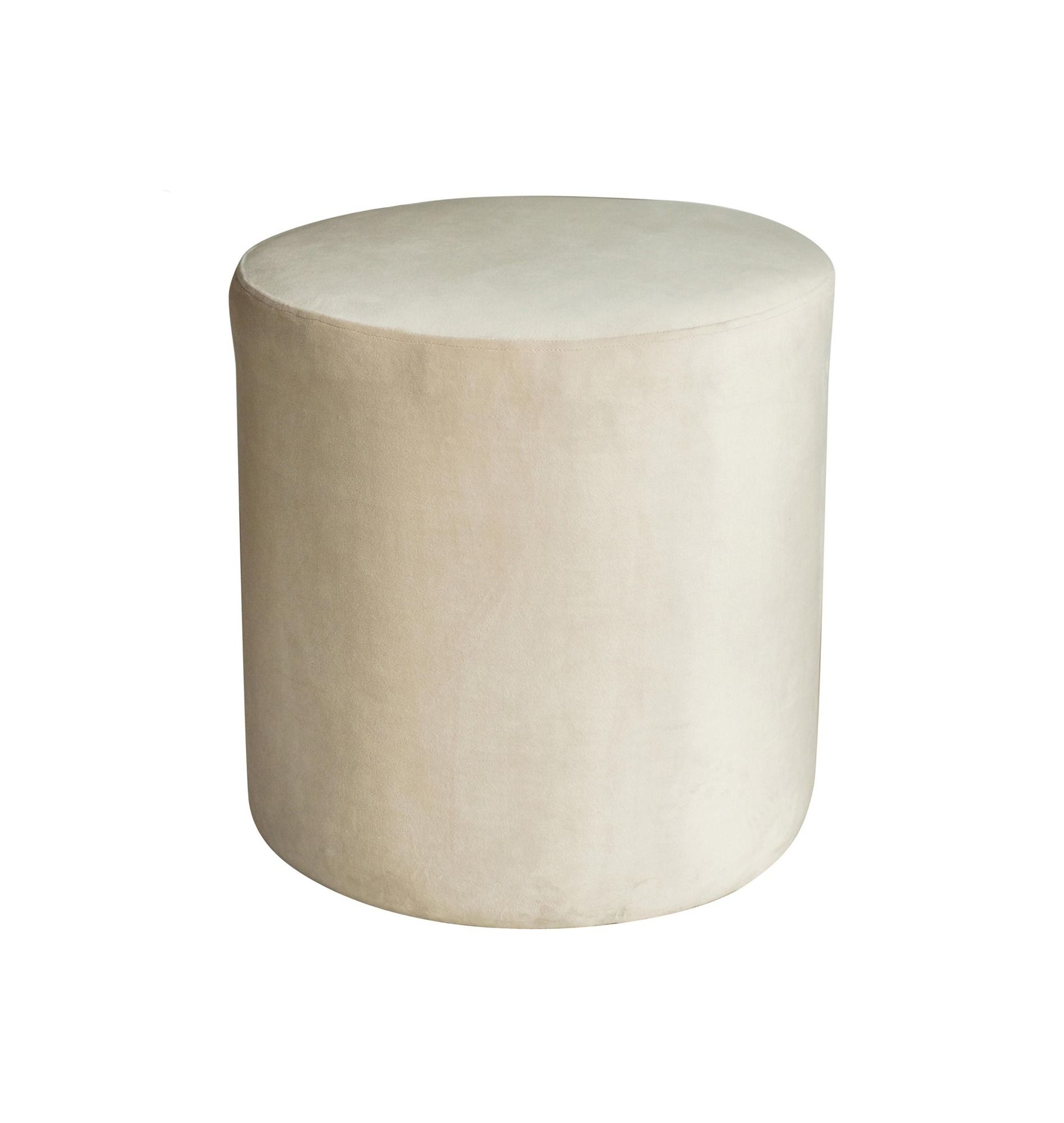 Medium round NORMAN pouf, beige #103