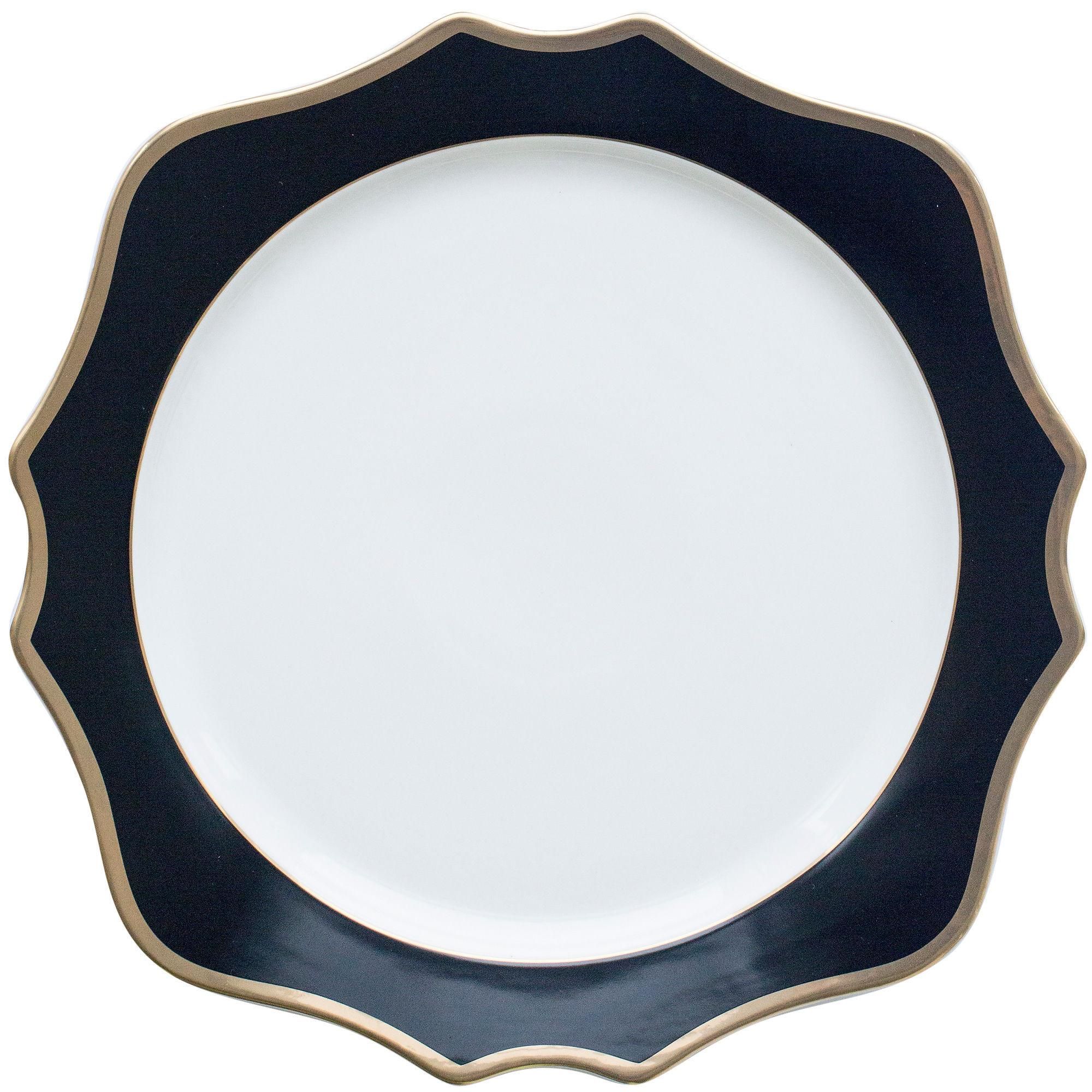 ALLEN black charger plate