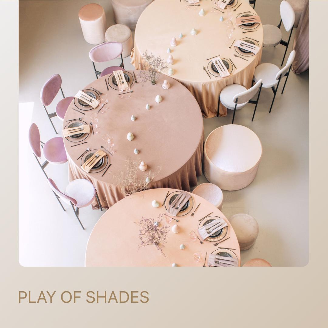 PLAY OF SHADES package — for 14 guests
