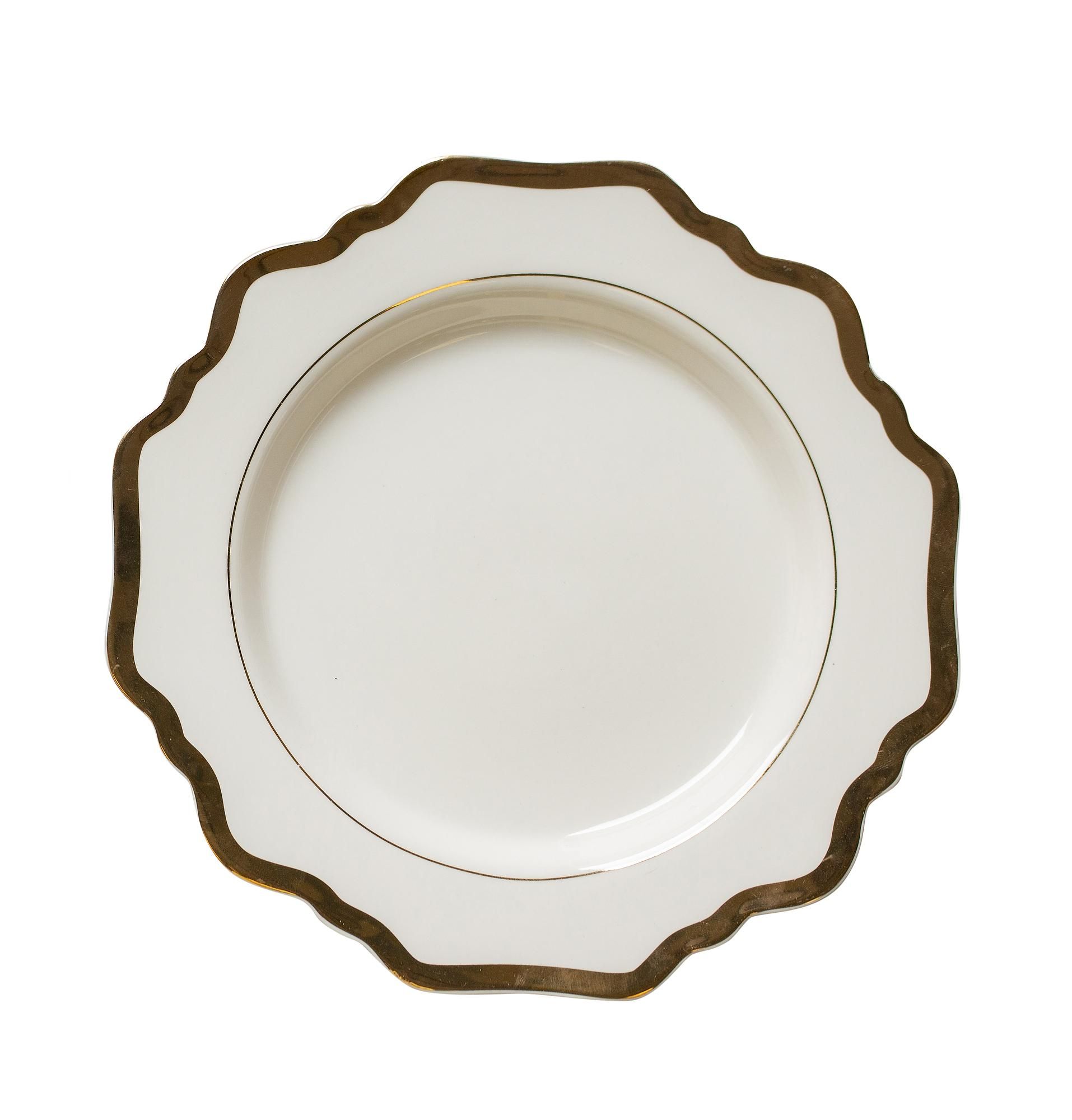 White ALLEN appetizer plate