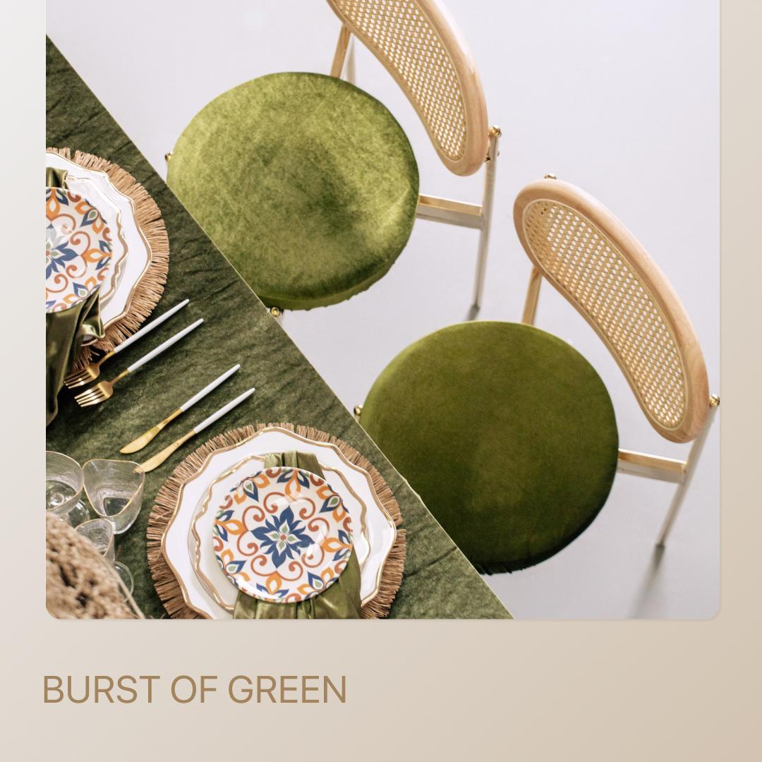 BURST OF GREEN package — for 2 guests