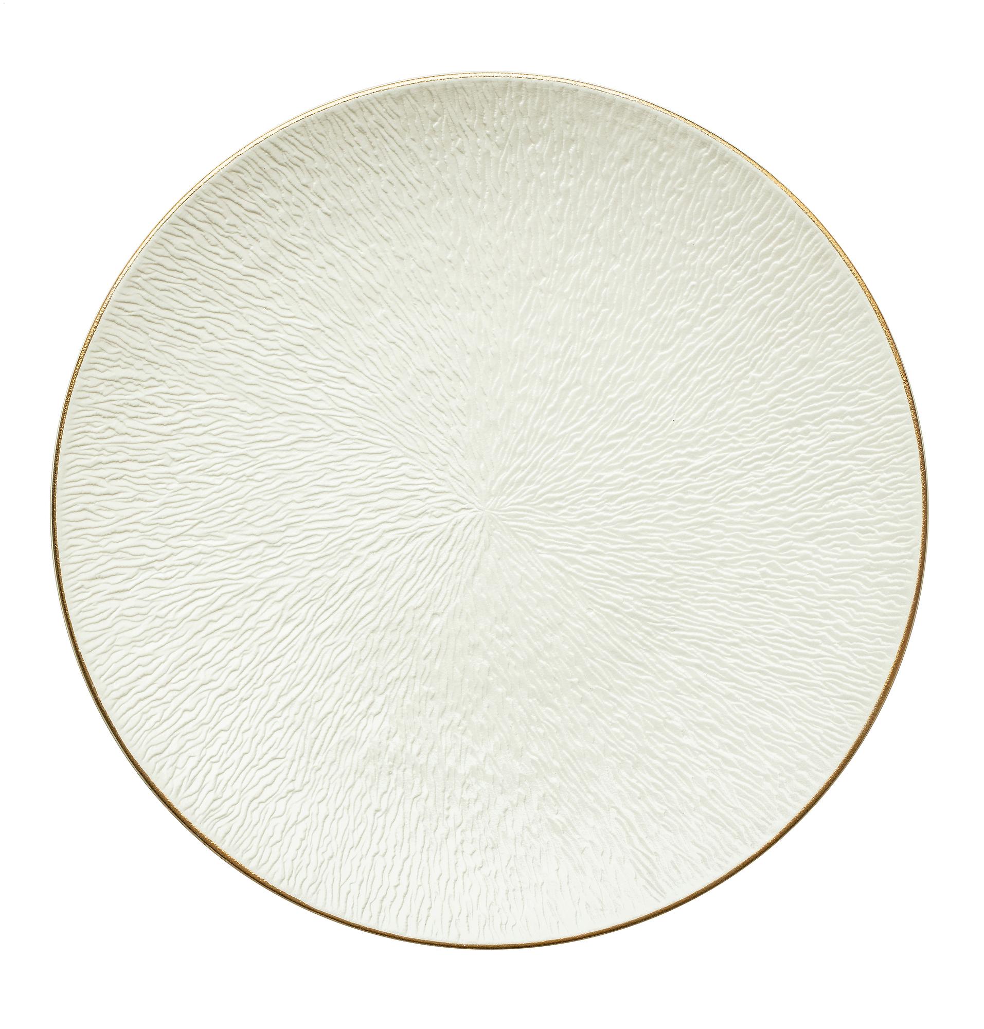 White BRUKS dining plate