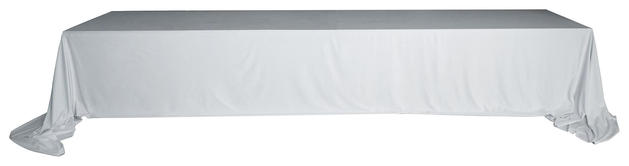 LARGO XXXL pearl grey rectangular tablecloth #104