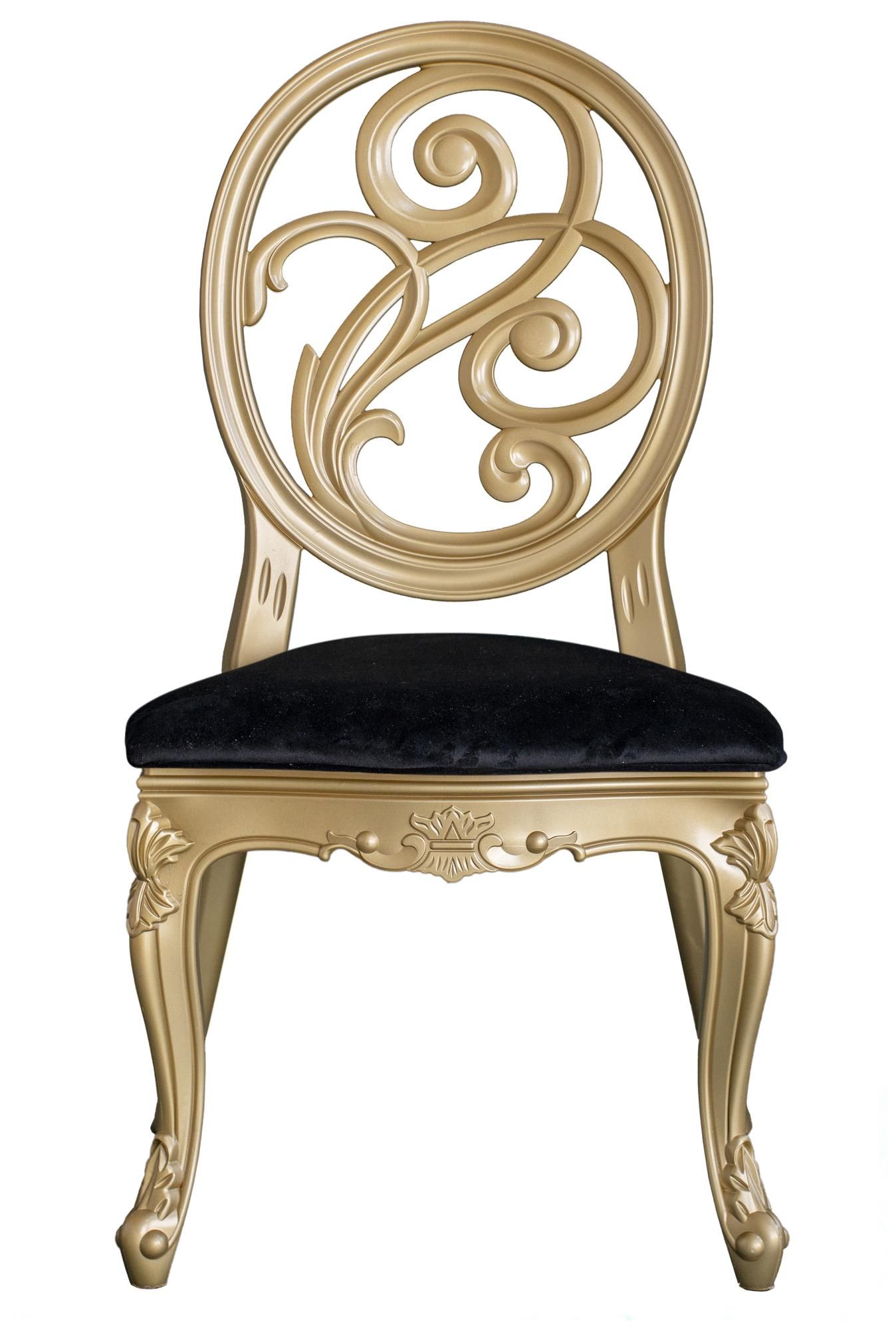 ORPHEUS chair velvet black