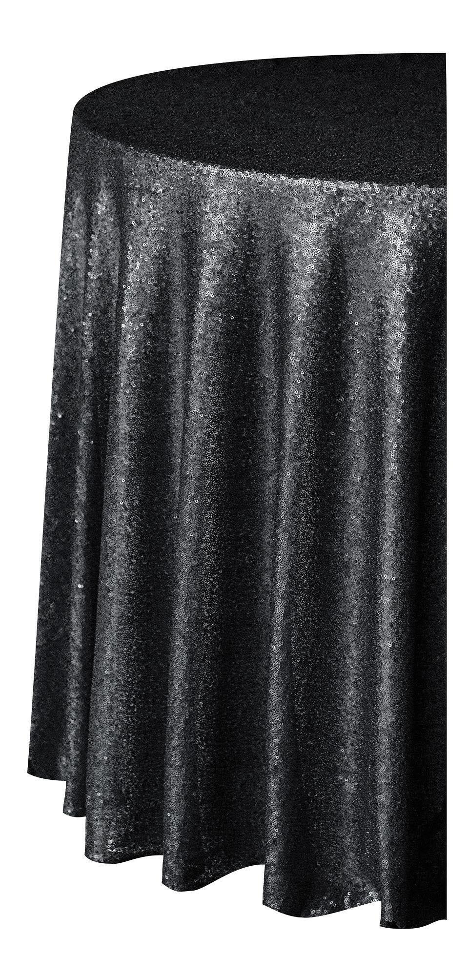 SEQUIN round layout HARMONY in black #835