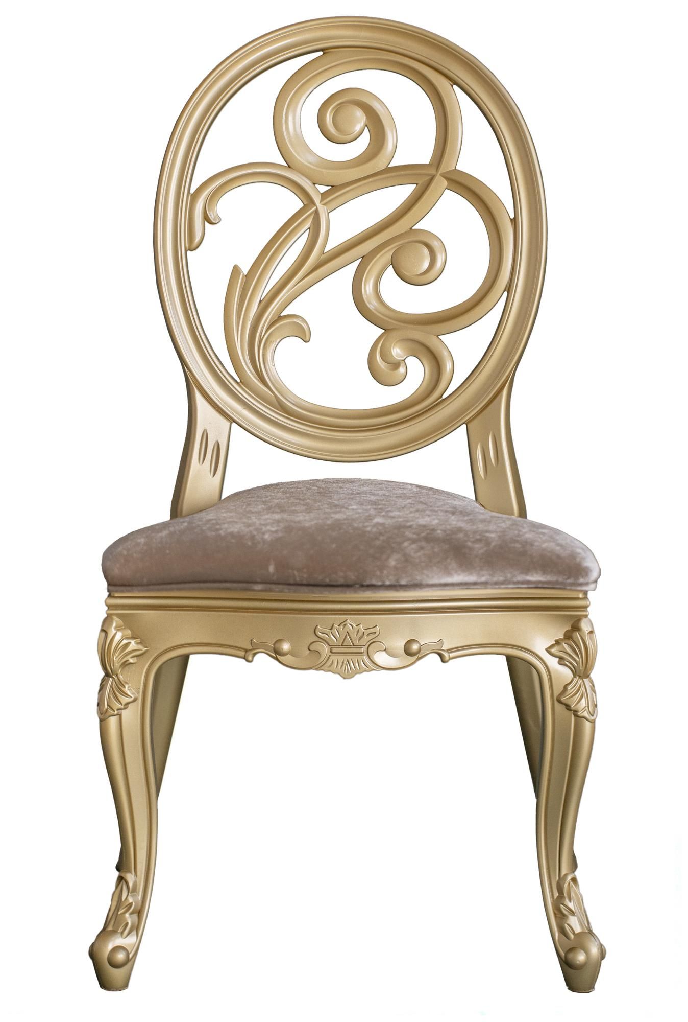 ORPHEUS chair velvet beige