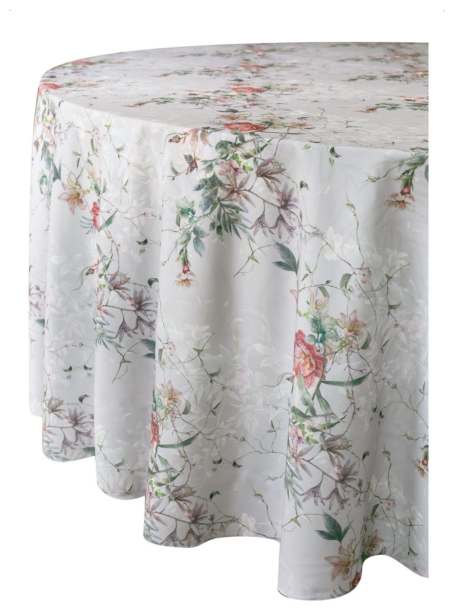Round tablecloth SONATA with print #804