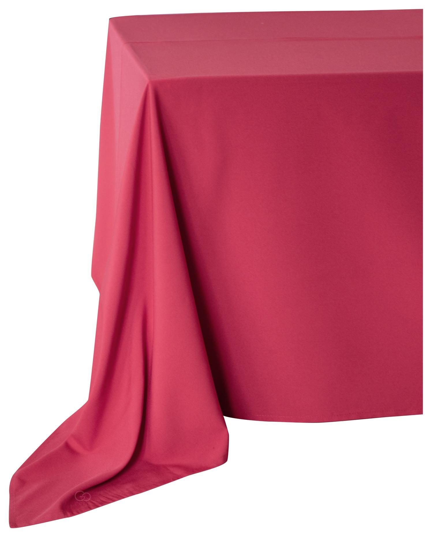 Rectangular tablecloth RONDO in coral #547