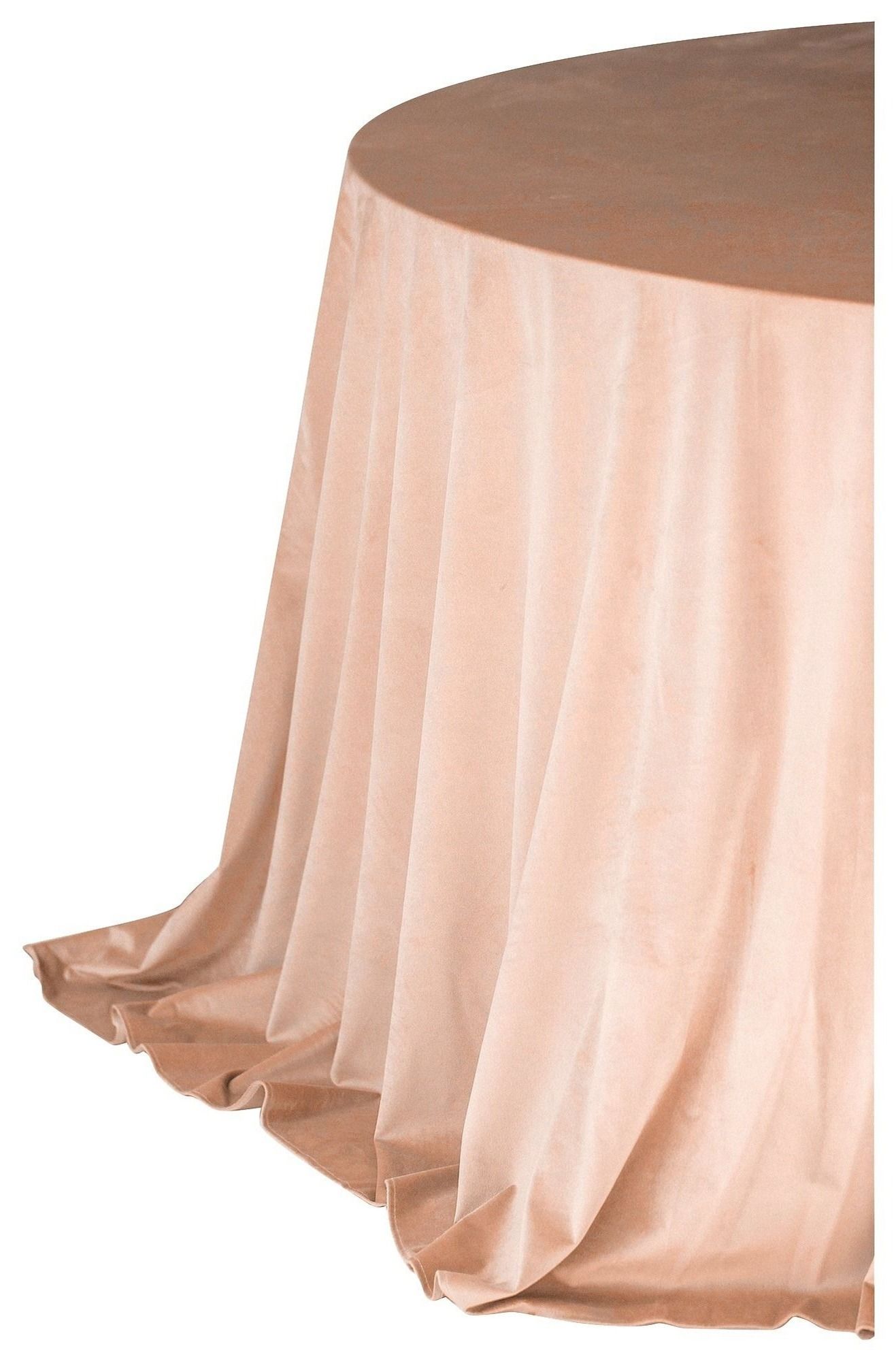 Round tablecloth LARGO in peach #109