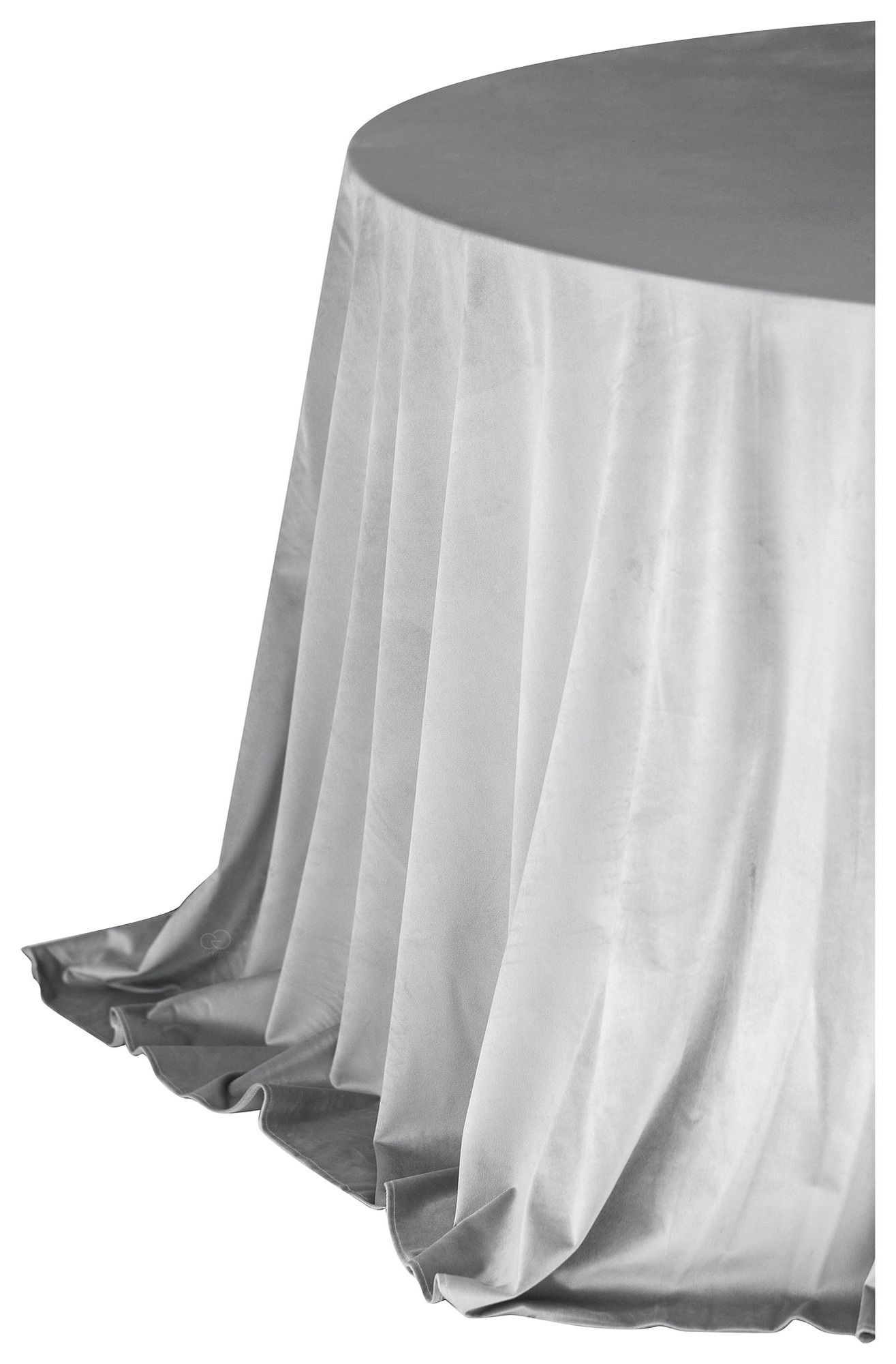 Round tablecloth LARGO in pearl grey #104
