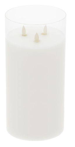 Led triple flame candle ARIA large